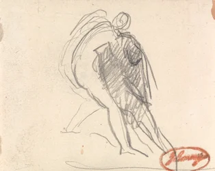 Figure Supporting a Fainting Figure